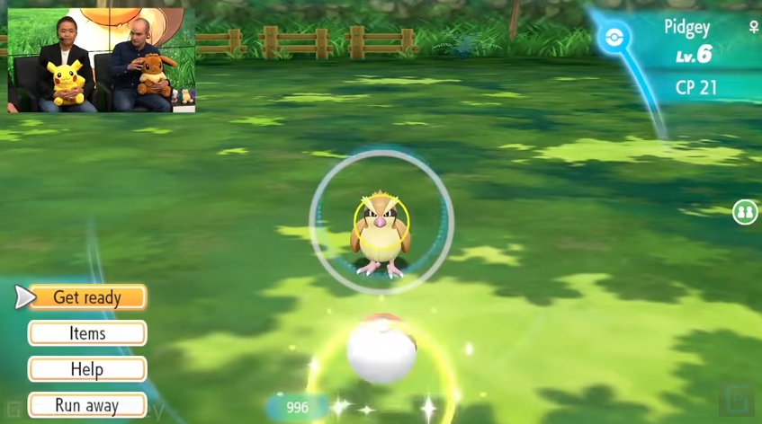 screenshot cattura Pokemon Let's Go Pikachu e Eevee
