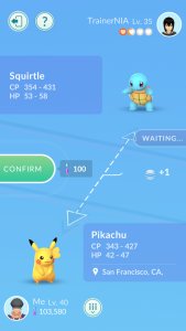 scambi Pokemon Go